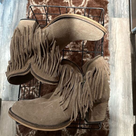 Dingo JuJu Fringe Zipper Bootie Size 8.5 - Picture 4 of 6